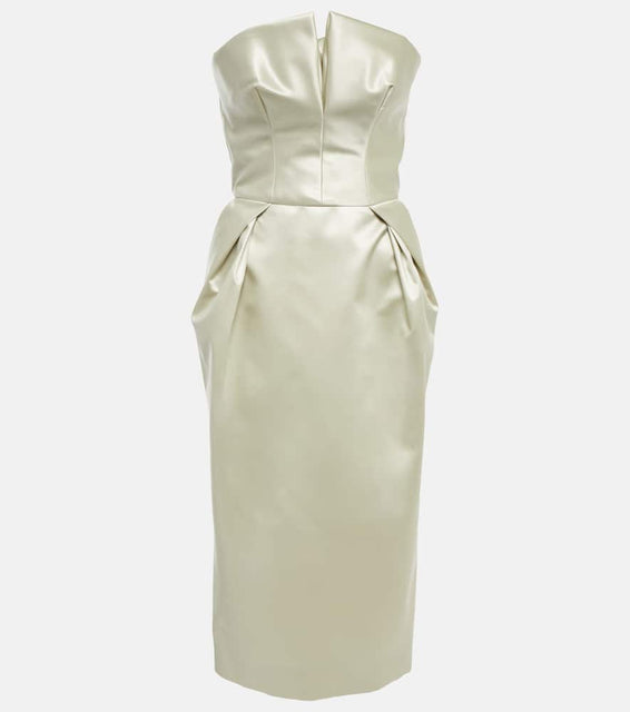 Maison Margiela Satin midi dress