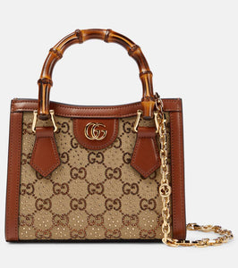 Gucci Diana Mini GG canvas tote bag. Shop Gucci Shoulder Bags for women now.