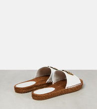 Dolce&Gabbana Embellished leather espadrilles