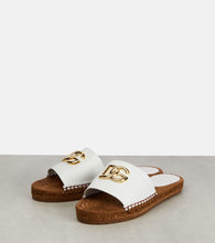 Dolce&Gabbana Embellished leather espadrilles