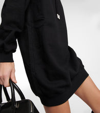 Off-White Logo cotton jersey hoodie dress