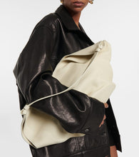 Khaite Lotus Medium leather tote bag