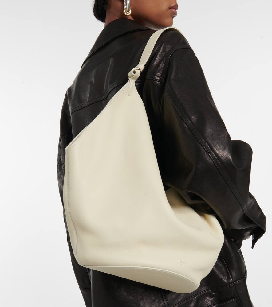 Khaite Lotus Medium leather tote bag