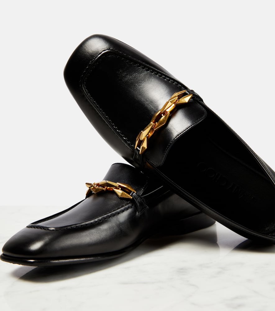 Jimmy Choo Tilda leather loafers