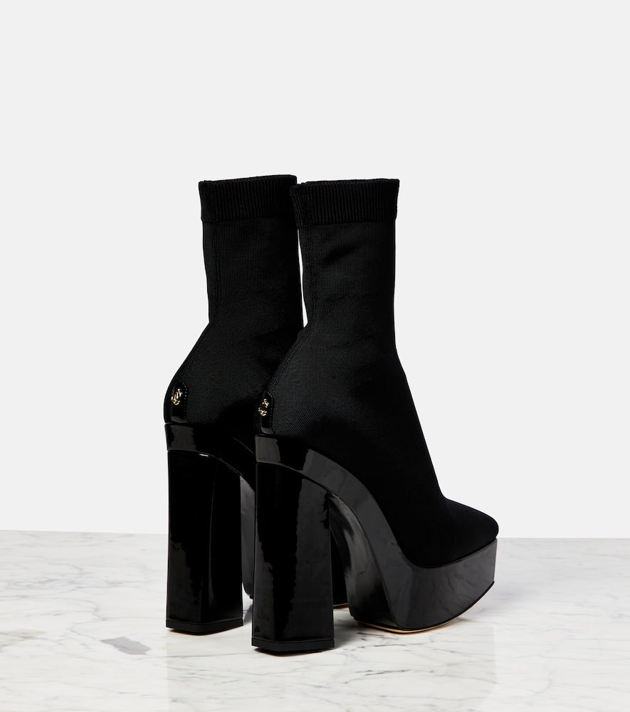 Jimmy Choo Giome 140 platform sock boots