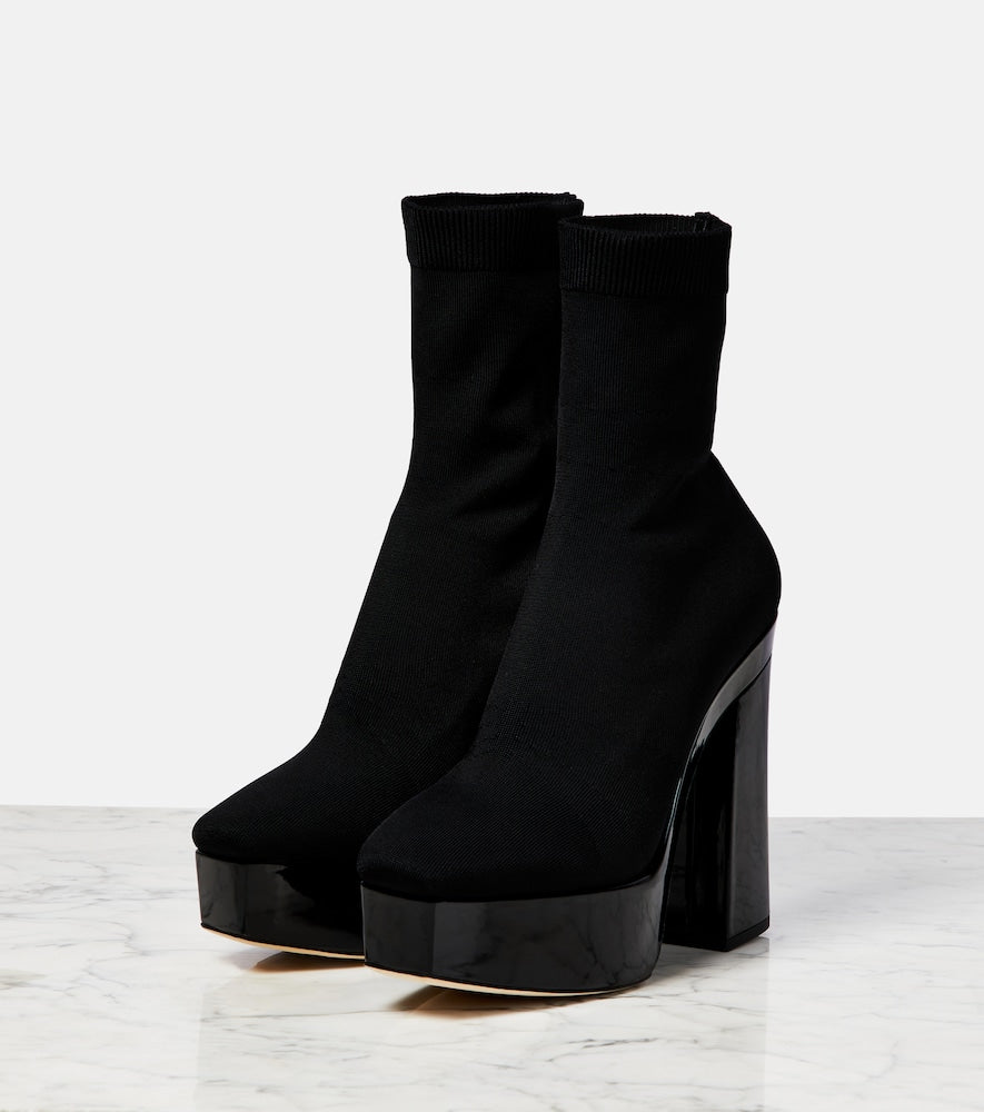 Jimmy Choo Giome 140 platform sock boots