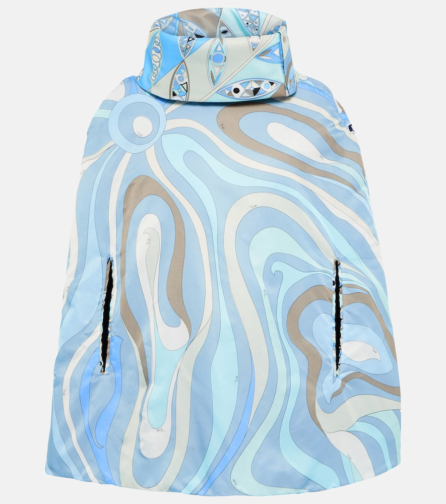 Pucci x Fusalp Marmo poncho - Pucci x Fusalp Marmo 披肩
