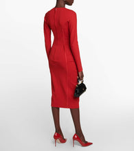 Dolce&Gabbana Corset silk-satin midi dress