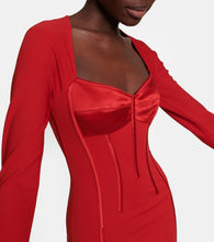 Dolce&Gabbana Corset silk-satin midi dress