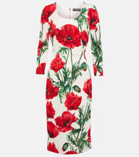 Dolce&Gabbana Floral-printed silk-blend midi dress