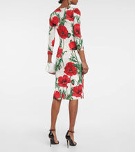 Dolce&Gabbana Floral-printed silk-blend midi dress