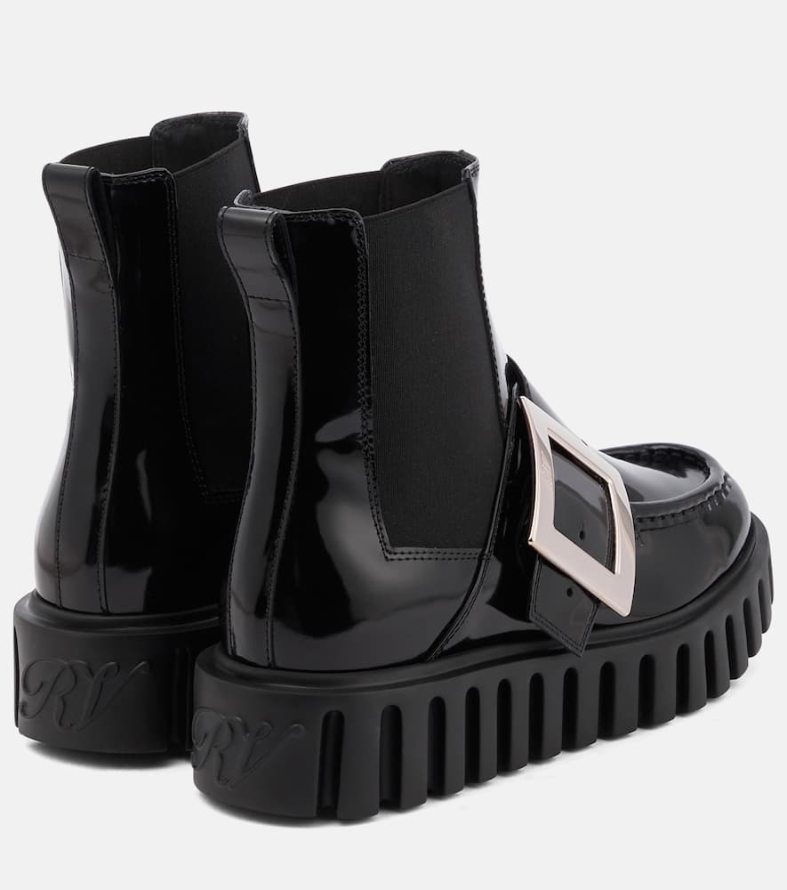 Roger Vivier Viv' Go-Thick leather platform Chelsea boots