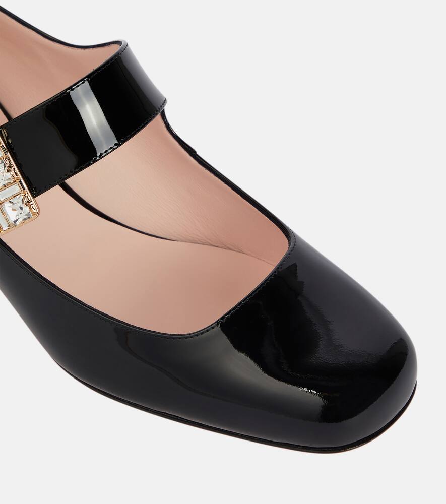 Roger Vivier Tr√É¬®s Vivier patent leather Mary Jane pumps