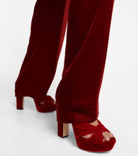 Jimmy Choo Heloise 120 velvet platform sandals