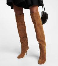 Alaia Fluide 90 suede boots