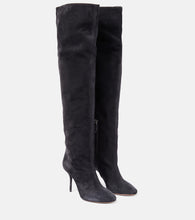 Alaia Fluide 90 suede boots - Alaia Fluide 90 麂皮靴