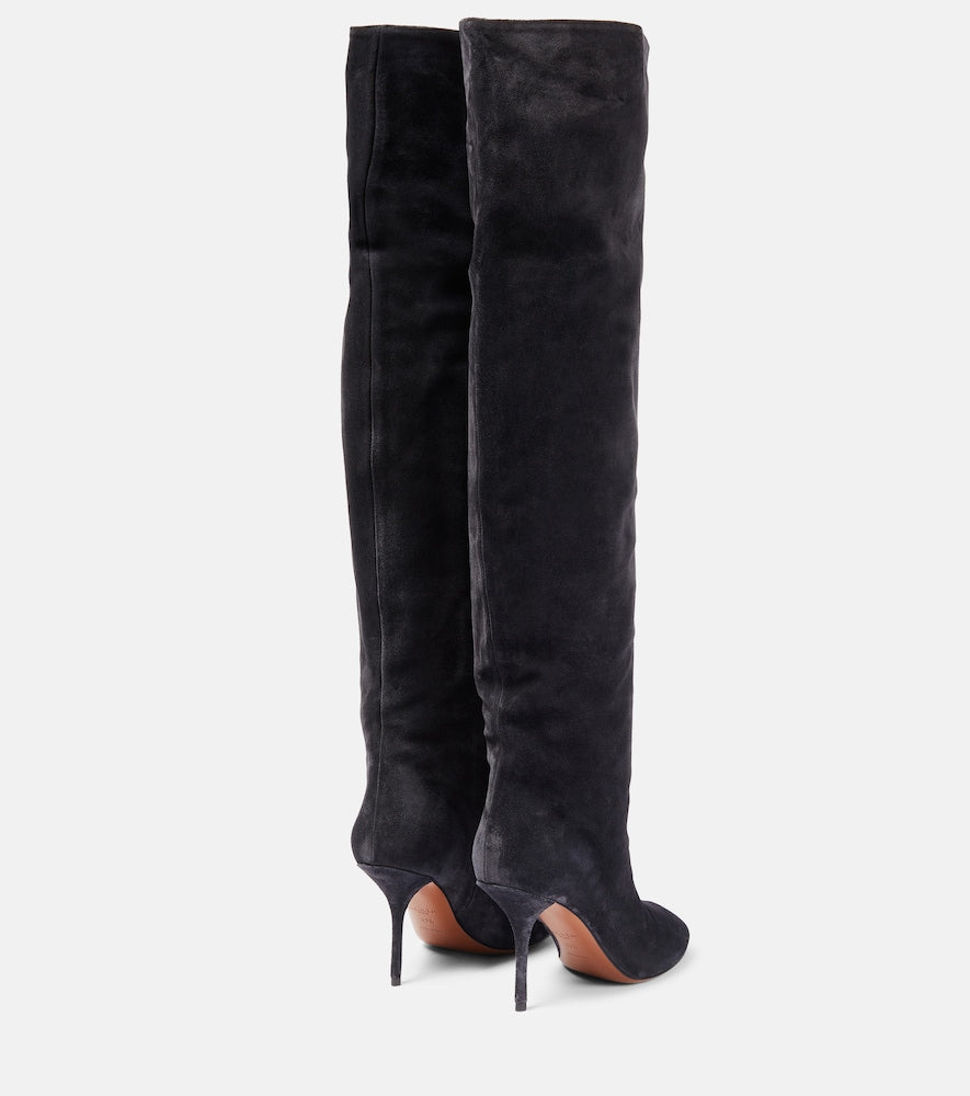 Alaia Fluide 90 suede boots