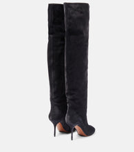 Alaia Fluide 90 suede boots
