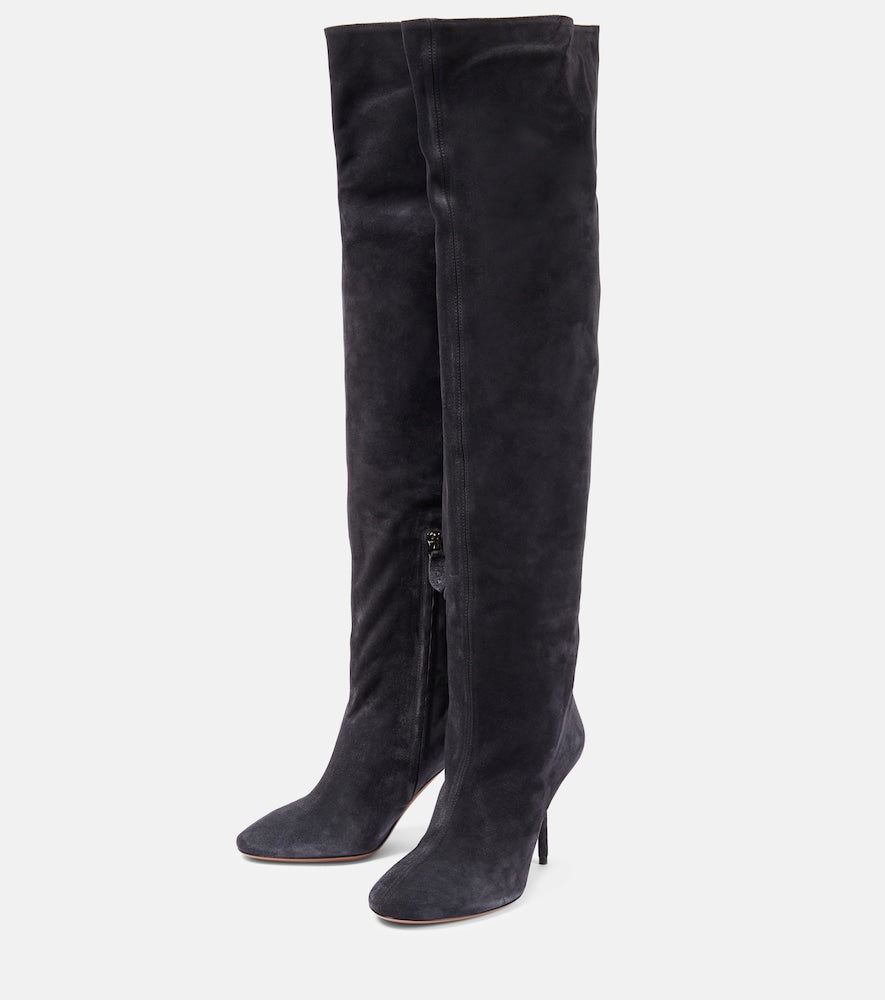 Alaia Fluide 90 suede boots