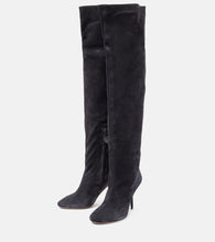 Alaia Fluide 90 suede boots