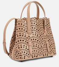 Alaia Le Mina 20 Vienne Wave leather tote bag