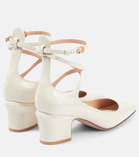 Valentino Garavani Tan-Go patent leather pumps