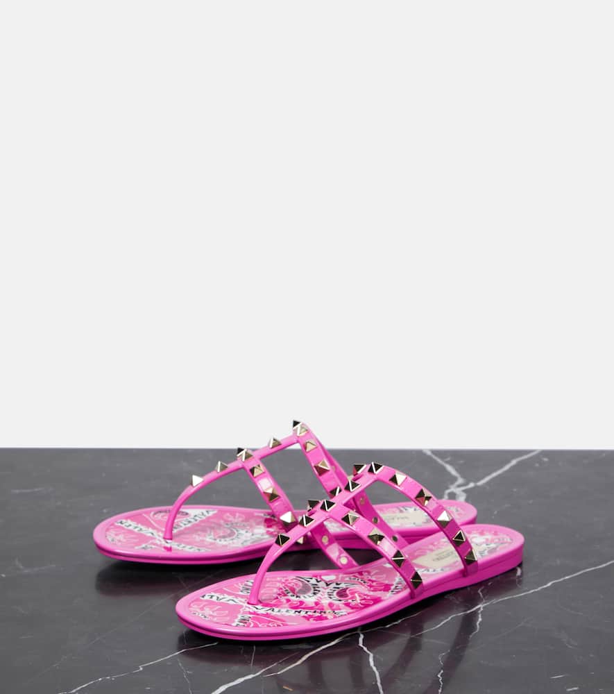 Valentino Garavani Rockstud thong sandals