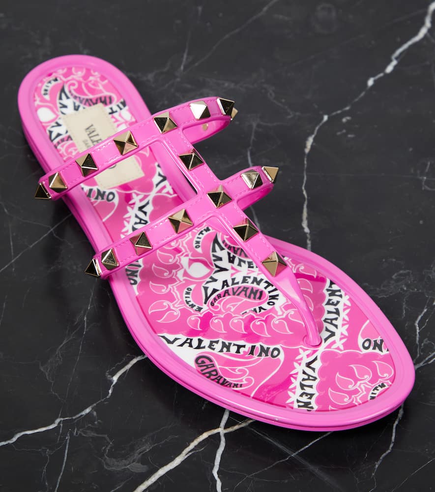 Valentino Garavani Rockstud thong sandals