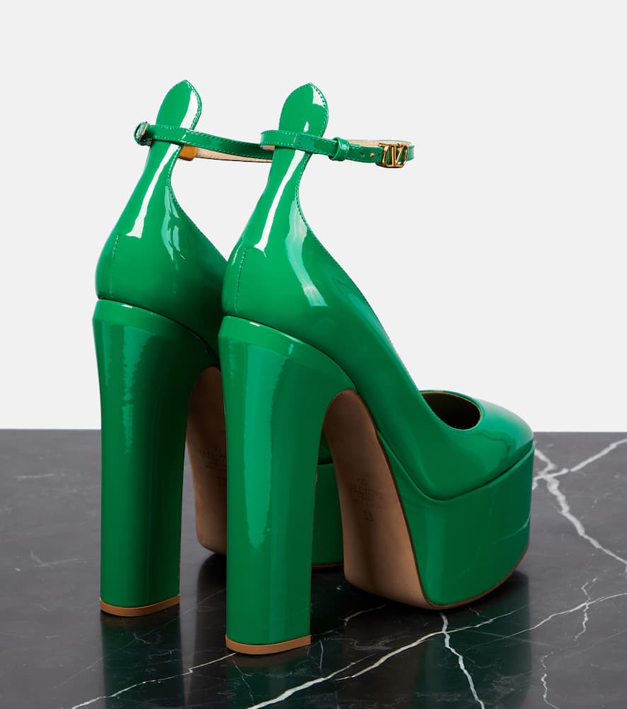 Valentino Garavani Tan-Go 155 leather platform pumps