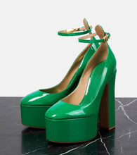 Valentino Garavani Tan-Go 155 leather platform pumps