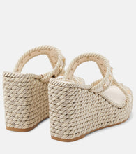 Valentino Garavani Rockstud leather wedge sandals