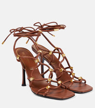 Valentino Garavani Rockstud Net leather sandals