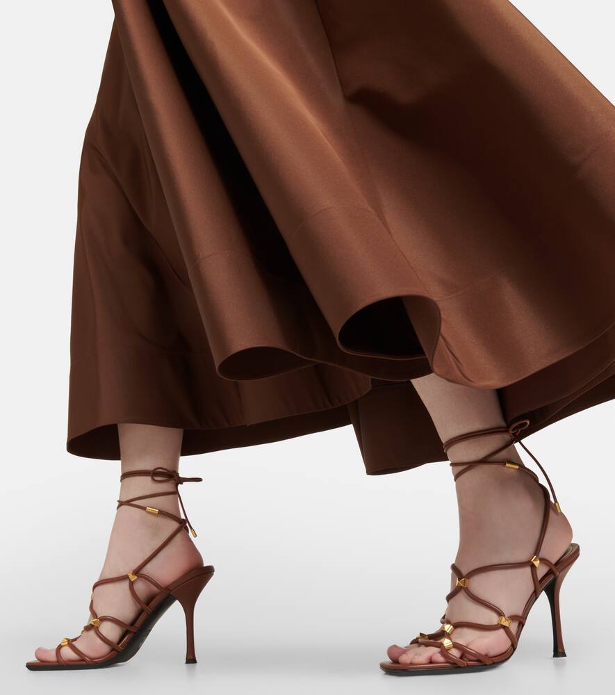 Valentino Garavani Rockstud Net leather sandals