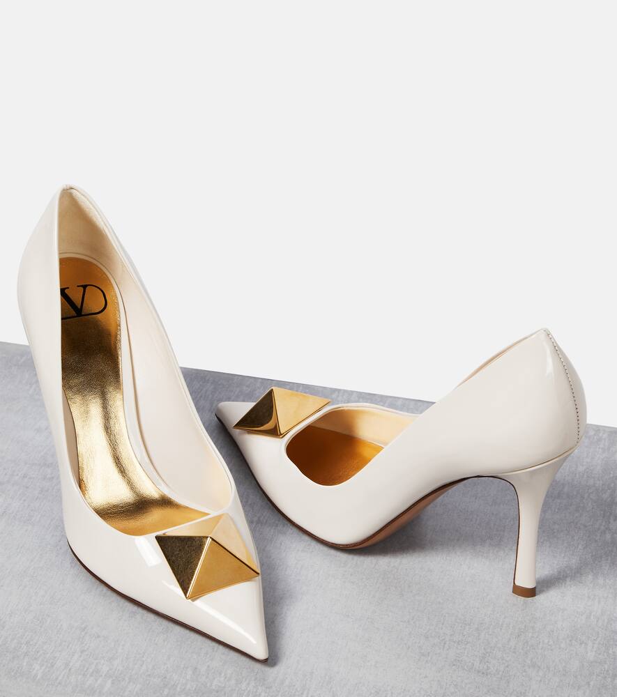 Valentino Garavani One Stud patent leather pumps