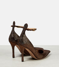 Valentino Garavani Tan-Go embellished leather pumps