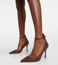 Valentino Garavani Tan-Go embellished leather pumps