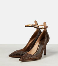 Valentino Garavani Tan-Go embellished leather pumps