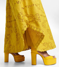 Valentino Garavani VLogo Signature patent leather platform sandals