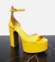 Valentino Garavani VLogo Signature patent leather platform sandals