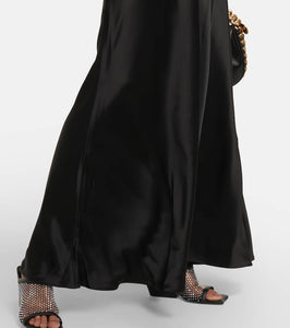 Stella McCartney Crystal-embellished satin gown