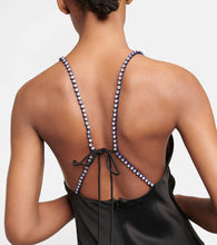 Stella McCartney Crystal-embellished satin gown