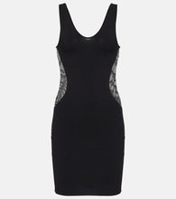 Stella McCartney Mesh panel minidress