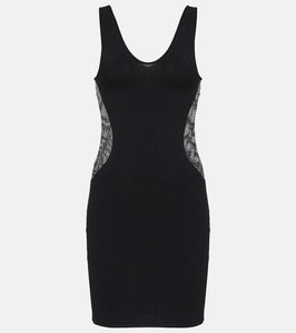 Stella McCartney Mesh panel minidress