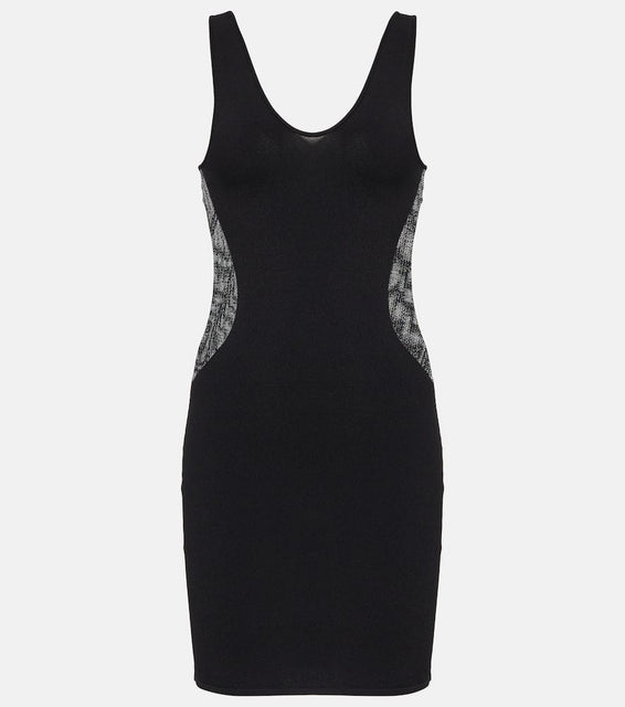 Stella McCartney Mesh panel minidress