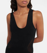 Stella McCartney Mesh panel minidress
