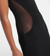 Stella McCartney Mesh panel minidress