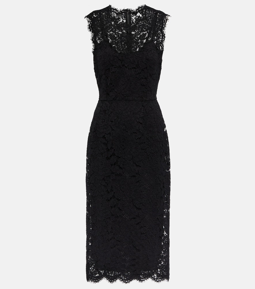 Dolce&Gabbana Lace midi dress. Dolce&Gabbana蕾丝中长连衣裙