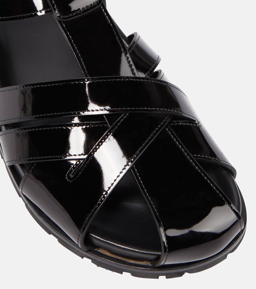 Dries Van Noten Patent leather sandals
