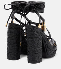 Tom Ford Leather platform sandals