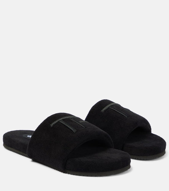 Tom Ford Harrison embroidered slides